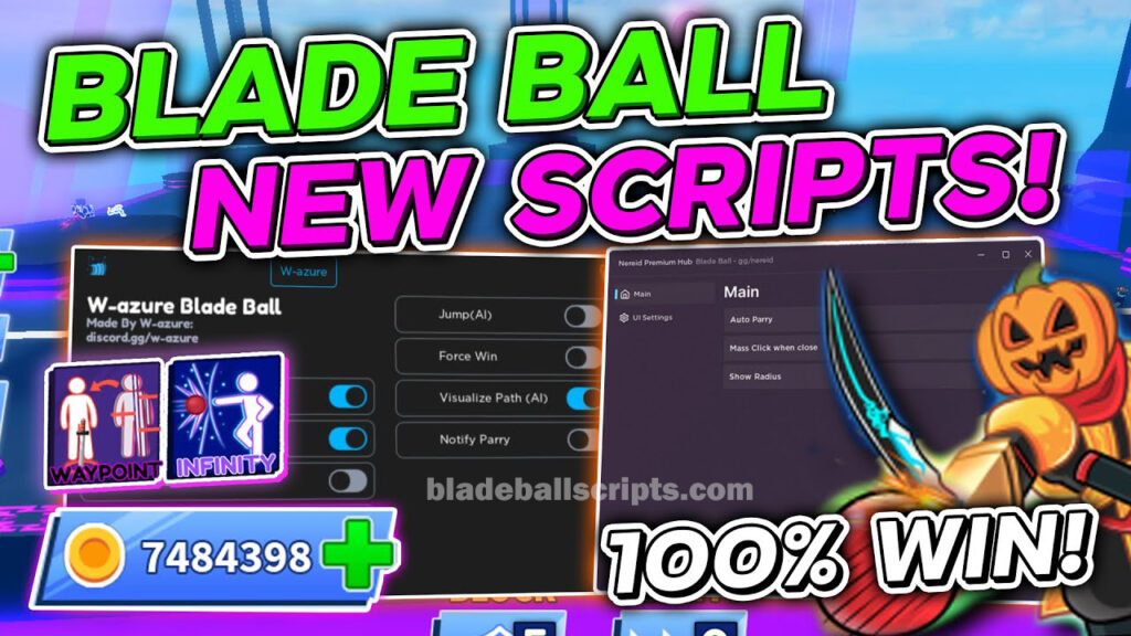 lazium hub blade ball gui script menu