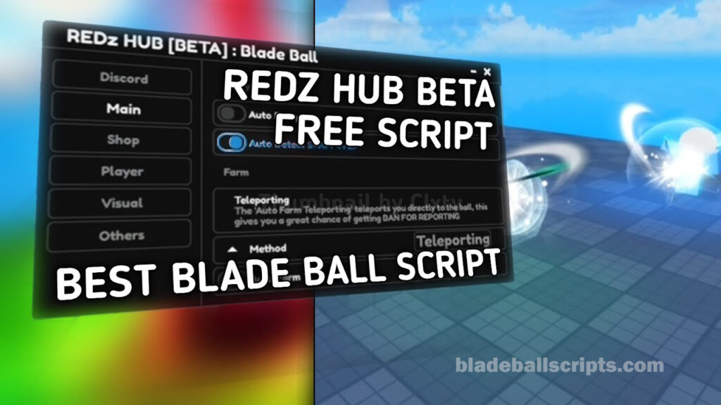 redz hub blade ball gui script menu